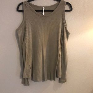 Olive green top